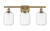 Innovations - 516-3W-BB-G460-7CL - Three Light Bath Vanity - Ballston - Brushed Brass