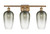 Innovations - 516-3W-BB-G484-7SL - Three Light Bath Vanity - Ballston - Brushed Brass