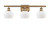 Innovations - 516-3W-BB-G91 - Three Light Bath Vanity - Ballston - Brushed Brass