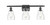 Innovations - 516-3W-BK-G394 - Three Light Bath Vanity - Ballston - Matte Black