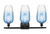 Ballston Three Light Bath Vanity (516-3W-BK-G484-7SB)