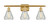 Innovations - 516-3W-SG-G275 - Three Light Bath Vanity - Ballston - Satin Gold