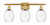 Innovations - 516-3W-SG-G459-6CL - Three Light Bath Vanity - Ballston - Satin Gold