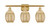 Innovations - 516-3W-SG-G459-6ME - Three Light Bath Vanity - Ballston - Satin Gold