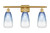 Innovations - 516-3W-SG-G480-6SB - Three Light Bath Vanity - Ballston - Satin Gold