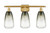 Innovations - 516-3W-SG-G480-6SL - Three Light Bath Vanity - Ballston - Satin Gold