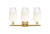Ballston Three Light Bath Vanity (516-3W-SG-G484-7OP)