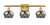Innovations - 516-3W-SG-G93 - Three Light Bath Vanity - Ballston - Satin Gold
