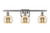 Innovations - 516-3W-SN-G128-6 - Three Light Bath Vanity - Ballston - Brushed Satin Nickel
