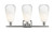 Ballston Three Light Bath Vanity (516-3W-SN-G480-6OP)
