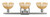 Ballston Three Light Bath Vanity (516-3W-SN-NBD2-75-NAT)