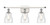 Innovations - 516-3W-WPC-G394 - Three Light Bath Vanity - Ballston - White Polished Chrome