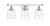 Innovations - 516-3W-WPC-G558-6CL - Three Light Bath Vanity - Ballston - White Polished Chrome