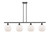 Innovations - 516-4I-BK-G121-8-LED - LED Island Pendant - Ballston - Matte Black