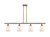 Innovations - 516-4I-AB-G391 - Four Light Island Pendant - Ballston - Antique Brass
