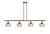 Innovations - 516-4I-AC-G92 - Four Light Island Pendant - Ballston - Antique Copper