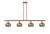 Innovations - 516-4I-AC-G96 - Four Light Island Pendant - Ballston - Antique Copper