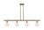 Innovations - 516-4I-BB-G91 - Four Light Island Pendant - Ballston - Brushed Brass