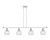 Innovations - 516-4I-WPC-G1213-6 - Four Light Island Pendant - Ballston - White Polished Chrome