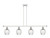 Innovations - 516-4I-WPC-G292-LED - LED Island Pendant - Ballston - White Polished Chrome