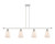 Innovations - 516-4I-WPC-G391 - Four Light Island Pendant - Ballston - White Polished Chrome
