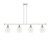 Innovations - 516-4I-WPC-G652-6-LED - LED Island Pendant - Ballston - White Polished Chrome