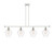 Innovations - 516-4I-WPC-G652-8-LED - LED Island Pendant - Ballston - White Polished Chrome
