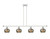 Innovations - 516-4I-WPC-G96 - Four Light Island Pendant - Ballston - White Polished Chrome