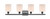 Ballston Four Light Bath Vanity (516-4W-G11)