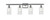 Innovations - 516-4W-SN-G804 - Four Light Bath Vanity - Ballston - Brushed Satin Nickel