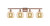 Innovations - 516-4W-AC-G128-8 - Four Light Bath Vanity - Ballston - Antique Copper