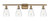 Innovations - 516-4W-BB-G394 - Four Light Bath Vanity - Ballston - Brushed Brass