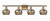 Innovations - 516-4W-BB-G96 - Four Light Bath Vanity - Ballston - Brushed Brass
