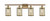 Innovations - 516-4W-BB-M18-BB - LED Bath Vanity - Downtown Urban - Brushed Brass