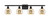 Innovations - 516-4W-BK-G128-6 - Four Light Bath Vanity - Ballston - Matte Black