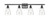 Innovations - 516-4W-BK-G394 - Four Light Bath Vanity - Ballston - Matte Black