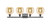 Ballston Four Light Bath Vanity (516-4W-OB-G128-8)