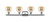 Ballston Four Light Bath Vanity (516-4W-PC-G128-6)