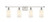 Innovations - 516-4W-WPC-G801-LED - LED Bath Vanity - Ballston - White Polished Chrome