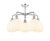 manufacturer_finish:Polished Chrome|manufacturer_glass:White Venetian|light_output:Unspecified|color_temperature:Unspecified|cri:Unspecified