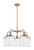 Innovations - 516-5CR-AC-G559-8CL - Five Light Chandelier - Ballston - Antique Copper