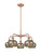 Innovations - 516-5CR-AC-G96 - Five Light Chandelier - Ballston - Antique Copper