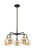 Innovations - 516-5CR-BAB-G128-6 - Five Light Chandelier - Ballston - Black Antique Brass