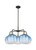 Innovations - 516-5CR-BAB-G481-10SB - Five Light Chandelier - Ballston - Black Antique Brass