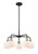Innovations - 516-5CR-BAB-G91 - Five Light Chandelier - Ballston - Black Antique Brass