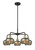 Innovations - 516-5CR-BAB-G96 - Five Light Chandelier - Ballston - Black Antique Brass