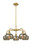 Innovations - 516-5CR-BB-G96 - Five Light Chandelier - Ballston - Brushed Brass