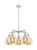 Innovations - 516-5CR-PC-G128-8 - Five Light Chandelier - Ballston - Polished Chrome