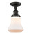 manufacturer_finish:Oil Rubbed Bronze|manufacturer_glass:Matte White Bellmont|light_output:600.00lm|color_temperature:2700K|cri:82