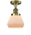 manufacturer_finish:Antique Brass|manufacturer_glass:Matte White|light_output:220.00lm|color_temperature:2200K|cri:99